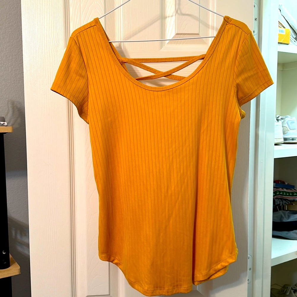 Yellow Formal Shirt- Short sleeve shirt